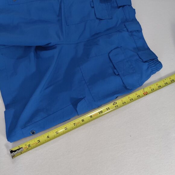 Reel Legends Performance Outfitters Cargo Shorts UPF 50 Money Blue Small - New - Picture 12 of 13